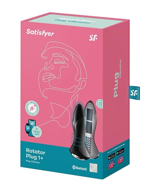 Satisfyer Rotator Plug 1+ - Waterproof Silicone Prostate and Anal Vibrator with App Control, view 5