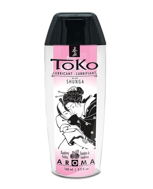 Shunga Toko Aroma Raspberry Lubricant - 5.5 oz Water-Based, Long-Lasting & Silky-Smooth - Image 3