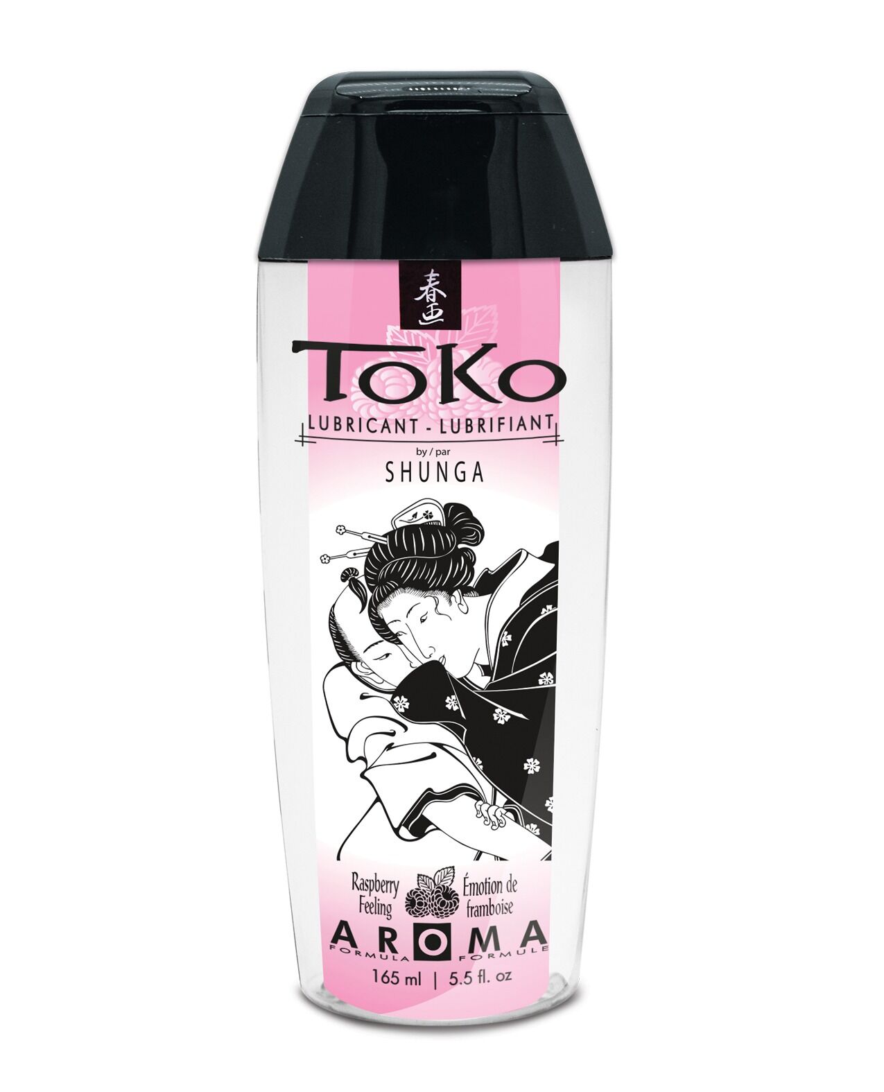Shunga Toko Aroma Raspberry Lubricant - 5.5 oz Water-Based, Long-Lasting & Silky-Smooth