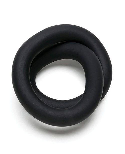 Perfect Fit Silicone Hefty Wrap Ring for Men - Black (Part UB-153), view 4