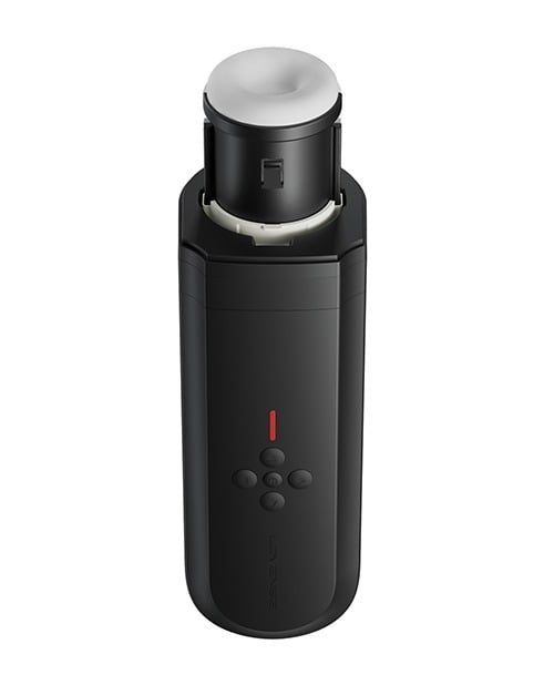 Lovense Solace Thrusting Masturbator – App-Controlled, Rechargeable, Black - Image 3