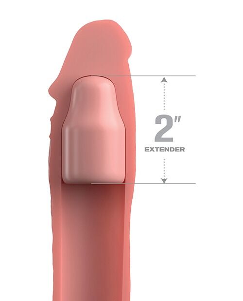 Fantasy X-tensions Elite 6-inch Penis Enhancement Sleeve with Strap by Pipedream Products - Image 3