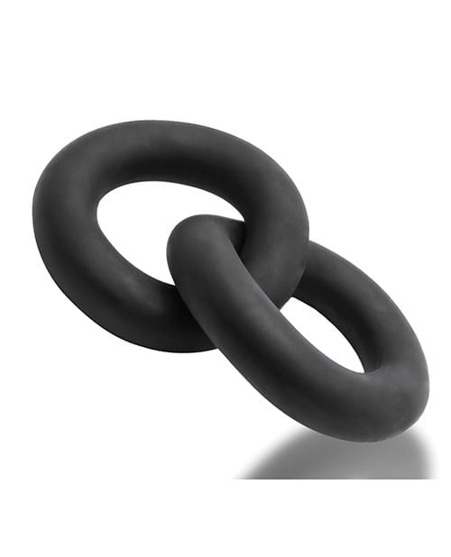 Oxballs Shackle Double Linked Cock and Ball Rings - Night Edition by Oxballs (Part #OX-104-NGT) - Image 6